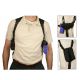 VISM Ambidextrous Black Shoulder Holster/Double Magazine Holder CV2909