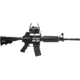NcSTAR AR Combo/Carry Handle Adapter/Red Reflex Sight w/ Integrated Weaver Mount, Black, KARHDBB130-A