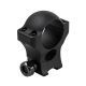 Vism Hunter Series 3/8in Dovetail 1in Rings, 1.3in High, Black VR38D13