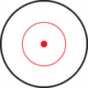 NcSTAR KeyMod Quick Release 4 Reticle Reflex Optic, Red ILL, Black, VD4BKM