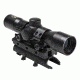 NcSTAR SKS Combo/Tri-Mount/4X30 Compact Scope w/1in Rings, Black KSKSC430B-A