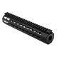 NcSTAR Vism M and P 15-22 Keymod Free Float Handguard, Black, 10 in Length, VMP22FFKMC