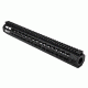 NcSTAR Vism M and P 15-22 Keymod Free Float Handguard, Black, 13 in Length, VMP22FFKMM