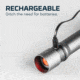 Nebo Davinci Rechargeable Handheld Flashlight, 5000 Lumens, Black, NEB-FLT-0022