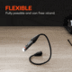 Nebo Franklin Flexbrite USB-C Rechargeable Battery 350 Lumens LED Flashlight
