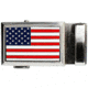 Nexbelt Go-In Beveled USA Buckle, Red/White/Blue, BGH5444