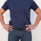 Nexbelt Guardian EDC Gun Belt, 1.5 in, Black, One Size, PCS8452