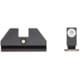 Night Fision Accur8 Student Gun Night Sight Set, Glock 42/43/43X, White Front Ring, One-Dot Rear, GLK-003-015-WGZG