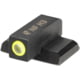 Night Fision OEM Height Tritium Pistol Night Sight, Smith &amp; Wesson Bodyguard 2.0, Yellow Front Ring, SAW-208-001-YGXX