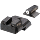 Night Fision 1911 Tritium Night Sight Set, .160 Blade White Front Ring, 1911-326-003-WGZG