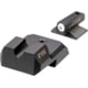 Night Fision 1911 Tritium Night Sight Set, .160 Blade White Front Ring, U Notch Blank Rear, 1911-326-014-WGZX