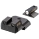 Night Fision 1911 Tritium Night Sight Set, .180 Blade White Front Ring, 1911-325-003-WGZG