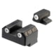 Night Fision Night Sight Set for Canik Mete SF and TP9 Pistols w/ White Front, White Rear Rings, Black, One Size, CNK-029-003-WGWG