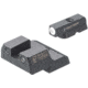 Night Fision Standard Height Night Sight Set, CZ 75/85, White Front Ring, CZU-079-003-WGZG