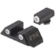 Night Fision Standard Height Night Sight Set, Glock 48, White Front Ring, White Rear Rings, GLK-005-003-WGWG