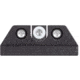 Night Fision Standard Height Night Sight Set, Mossberg MC1sc/MC2/MC2c, White Front Ring, U Notch Rear, MBG-352-007-WGZG