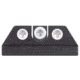 Night Fision Standard Height Night Sight Set, Mossberg MC1sc/MC2/MC2c, White Front Ring, U Notch White Rear Rings, MBG-352-007-WGWG