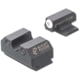 Night Fision Standard Height Night Sight Set, Ruger Max 9, White Front Ring, U Notch Rear, RUG-326-007-WGZG