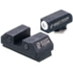 Night Fision Standard Height Night Sight Set, Taurus G3c/GX4, White Front Ring, TAU-252-003-WGZG