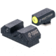Night Fision Standard Height Night Sight Set, Taurus G3c/GX4, Yellow Front Ring, U Notch Rear, TAU-252-007-YGZG