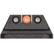 Night Fision Standard Height Night Sight Set, Walther PPQ/PDP/PPQ M2, Orange Front Ring, U Notch Rear, WAL-276-007-OGZG
