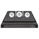Night Fision Standard Height Night Sight Set, Walther PPQ/PDP/PPQ M2, White Front Ring, U Notch White Rear Rings, WAL-276-007-WGWG