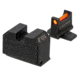 Night Fision Optic Height Fiber Sight Set, Smith &amp; Wesson M&amp;P 2.0 w/ RMR/507c/SRO, Red Front, Black, SAW-206-311-402-RFZX