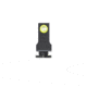 Night Fision Optics Ready Stealth Lower 1/3rd Night Sight Set, Glock 17/19/34 w/ RMR/507c/SRO/ACRO, Yellow Front, Black, GLK-001-330-353-YGZG