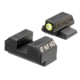 Night Fision Optics Ready Stealth Night Sight Set for Canik MC9/507k/EPS w/ Yellow Front, Blank Rear, Black, One Size, CNK-030-163-193-YGZX