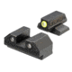 Night Fision Optics Ready Stealth Night Sight Set for Canik MC9/507k/EPS w/ Yellow Front Ring, Black, One Size, CNK-030-163-193-YGZG