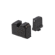 Night Fision Optics Ready Stealth Glock Night Sight Set, Glock 17/19/34 w/ DPP/509t/Romeo Pro, Black Front Ring, Blank Rear Sight, GLK-001-469-494-ZGZX