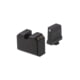 Night Fision Optics Ready Stealth Glock Night Sight Set, Glock 17/19/34 w/ DPP/509t/Romeo Pro, Black Front Ring, Blank Rear Sight, GLK-001-469-494-ZGZX