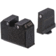 Night Fision Optics Ready Stealth Glock Night Sight Set, Glock 17/19/34 w/ DPP/509t/Romeo Pro, Black Front Ring, GLK-001-469-494-ZGZG