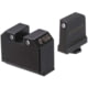 Night Fision Optics Ready Stealth Glock Night Sight Set, Glock 17/19/34 w/ DPP/509t/Romeo Pro, Black Front Ring, GLK-001-469-494-ZGZG