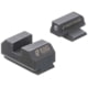Night Fision Optics Ready Stealth Ruger Night Sight Set, Ruger Max 9, Black Front Ring, Blank Rear Sight, RUG-326-185-262-ZGZX