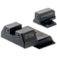 Night Fision Optics Ready Stealth Smith &amp; Wesson Night Sight Set, S&amp;W M&amp;P Shield Plus w/ 507k, Black Front Ring, SAW-204-215-290-ZGZG