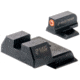 Night Fision Optics Ready Stealth Smith &amp; Wesson Night Sight Set, S&amp;W M&amp;P Shield Plus w/ 507k, Orange Front Ring, Blank Rear Sight, SAW-204-215-290-OGZX