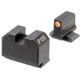 Night Fision Optics Ready Stealth Smith &amp; Wesson Night Sight Set, S&amp;W M&amp;P w/ RMR/507c/SRO, Orange Front Ring, Blank Rear Sight, SAW-205-311-402-OGZX