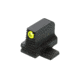 Night Fision Optics Ready Stealth Night Sight Set for Sig P320/RMR/507c/508t/Romeo Pro w/ Yellow Front Ring, Black, One Size, SIG-180-345-332-YGZG