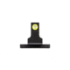 Night Fision Optics Ready Stealth Night Sight Set for Sig P320/RMR/507c/508t/Romeo Pro w/ Yellow Front Ring, Black, One Size, SIG-180-345-332-YGZG