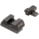Night Fision Optics Ready Stealth SIG Sauer Night Sight Set, SIG P320 w/ Holosun SCS, #8 Black Front, Blank Rear, SIG-180-157-165-ZGZX