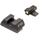 Night Fision Optics Ready Stealth SIG Sauer Night Sight Set, SIG P320 w/ Holosun SCS, #8 Yellow Front, Blank Rear, SIG-180-157-165-YGZX
