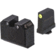 Night Fision Optics Ready Stealth Walther Night Sight Set, Walther PDP/PPQ w/ DPP/509t/Romeo Pro, Yellow Front Ring, WAL-277-469-494-YGZG