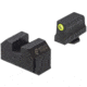 Night Fision Optics Ready Stealth Walther Night Sight Set, Walther PDP/PPQ w/ RMR/507c/508t, Yellow Front Ring, Blank Rear Sight, WAL-277-290-313-YGZX