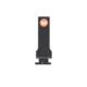Night Fision Optics Ready Stealth Night Sight Set, Glock 17/19/34 w/ DPP/509t/Romeo Pro, Orange Front, Black, GLK-001-469-494-OGZG
