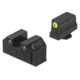 Night Fision Optics Ready Stealth Night Sight Set, Glock 43/43x w/ 507k, Yellow Front, Black, GLK-003-290-297-YGZG