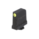 Night Fision Optics Ready Stealth Night Sight Set, Glock 43/43x w/ RMRcc, Yellow Front, Black, GLK-003-465-472-YGZG