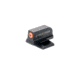 Night Fision Optics Ready Stealth Night Sight Set, S&amp;W M&amp;P Shield Plus w/ 507k, Orange Front, Black, SAW-204-215-290-OGZG