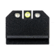 Night Fision Optics Ready Stealth Night Sight Set, S&amp;W M&amp;P w/ RMR/507c/SRO, Yellow Front, Black, SAW-205-311-402-YGZG