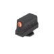 Night Fision Optics Ready Stealth Night Sight Set, Walther PDP/PPQ w/ RMR/507c/508t, Orange Front, Black, WAL-277-290-313-OGZG